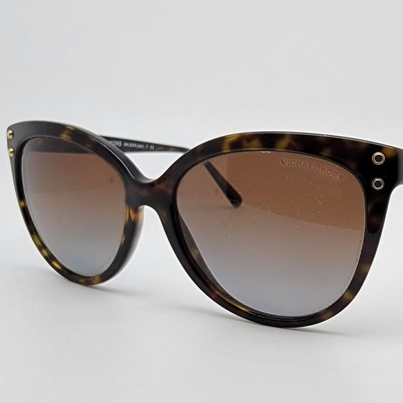 *SOLD* Michael Kors MK2045 Jan Dark Tortoise Frame Polarized Brown Sunglasses